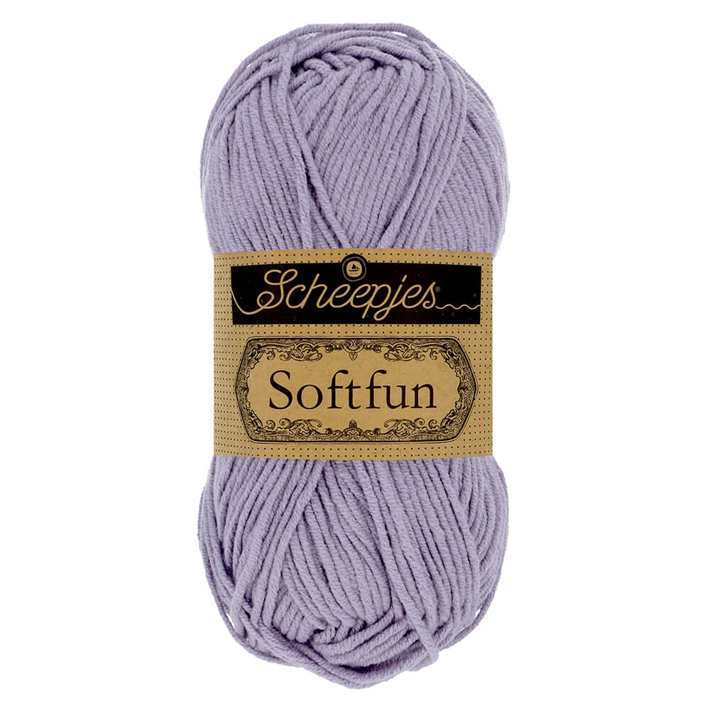 Scheepjes Softfun Yarn, colours 2401 - 2639 2619 Periwinkle | Knitting yarn shop / dzijas veikals