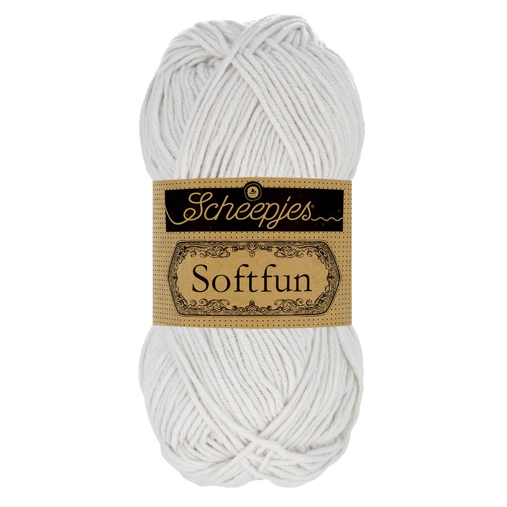 Scheepjes Softfun Yarn, colours 2401 - 2639 2627 Mist | Knitting yarn shop / dzijas veikals