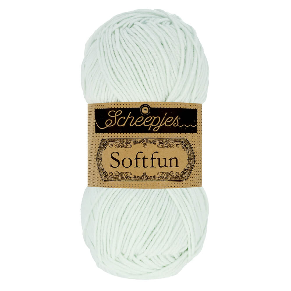 Scheepjes Softfun Yarn, colours 2401 - 2639 2630 Arctic | Knitting yarn shop / dzijas veikals