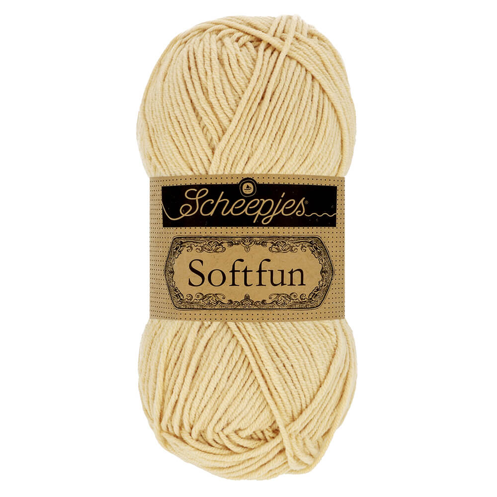 Scheepjes Softfun Yarn, colours 2401 - 2639 2632 Tortilla | Knitting yarn shop / dzijas veikals