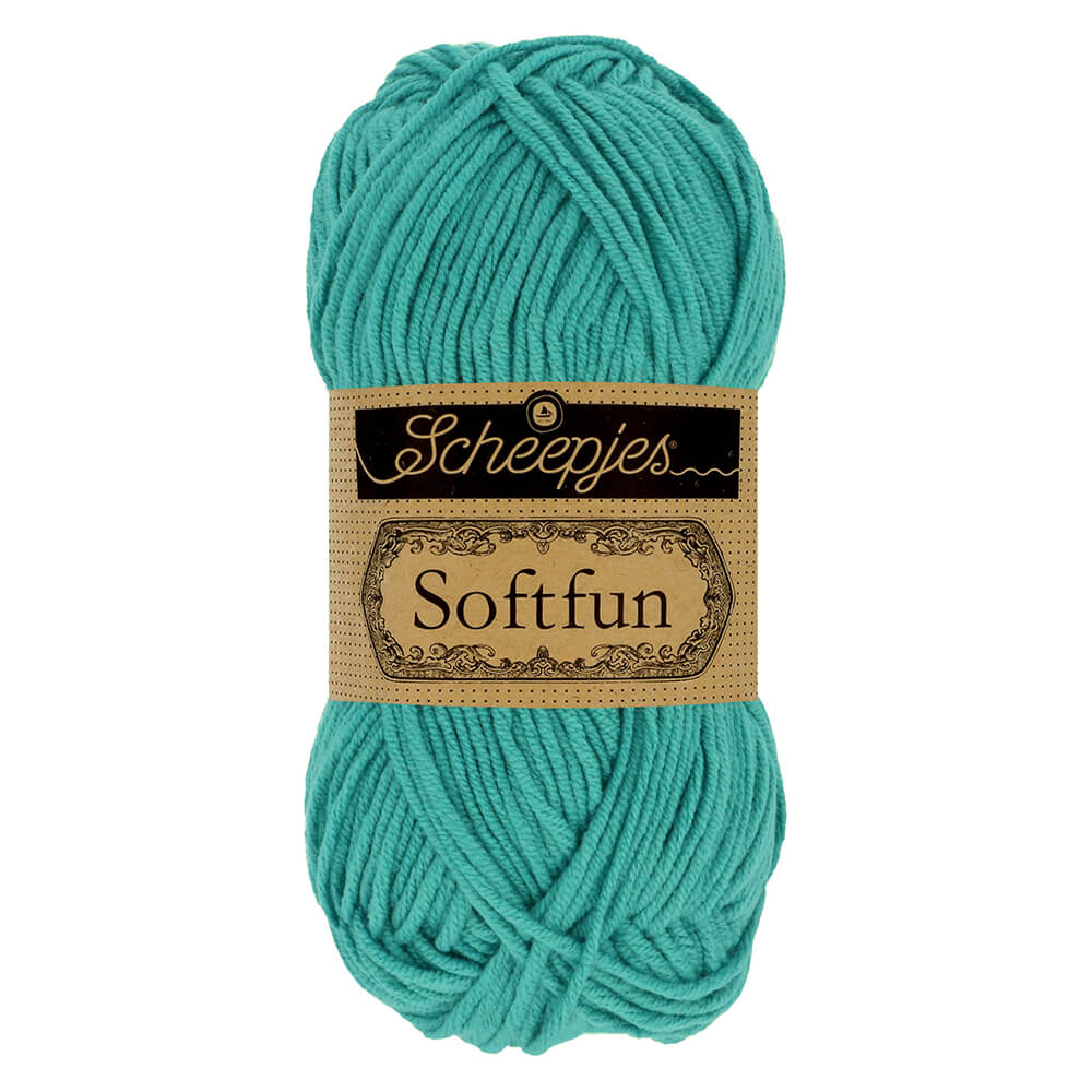 Scheepjes Softfun Yarn, colours 2401 - 2639 2639 Green Tea | Knitting yarn shop / dzijas veikals