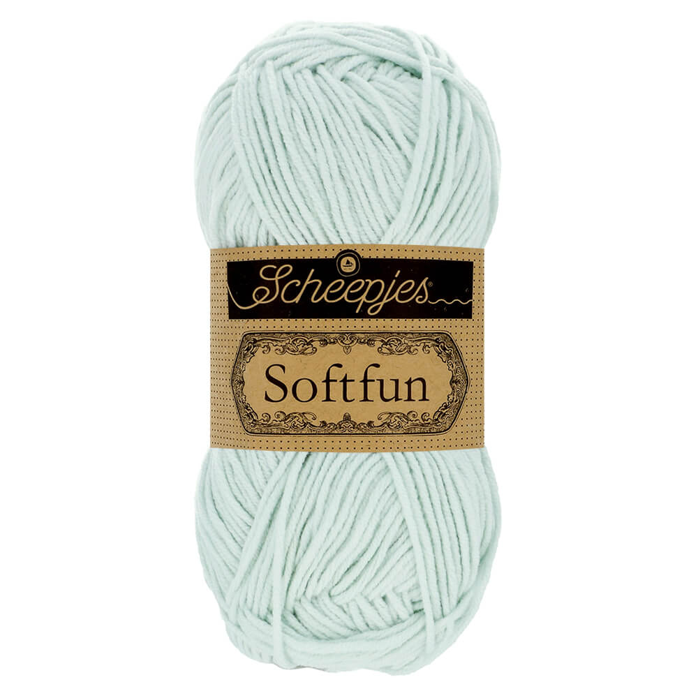 Scheepjes Softfun Yarn, colours 2401 - 2639 2639 Green Tea | Knitting yarn shop / dzijas veikals