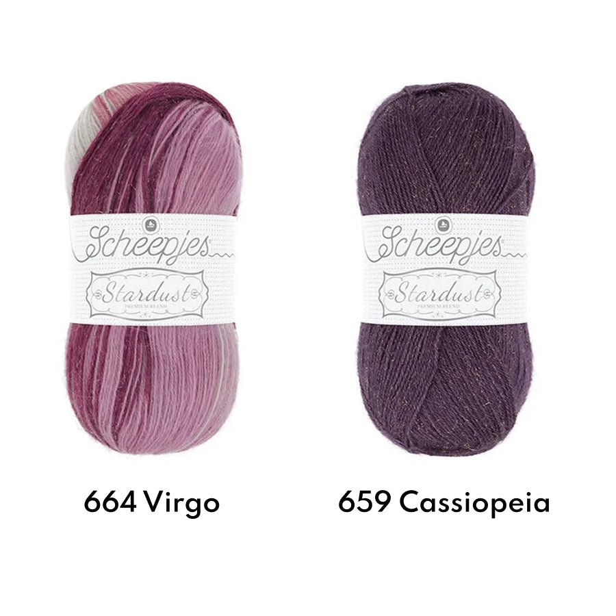Scheepjes Stardust 100g 651 Scorpio | Knitting yarn shop / dzijas veikals