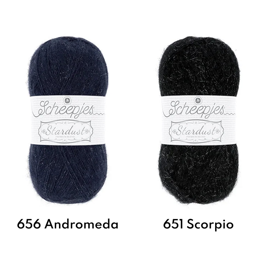 Scheepjes Stardust 100g 651 Scorpio | Knitting yarn shop / dzijas veikals