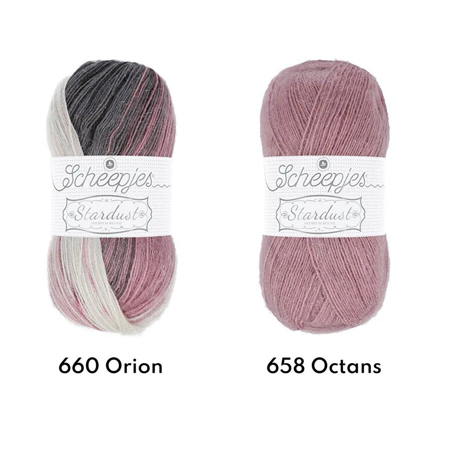 Scheepjes Stardust 100g 651 Scorpio | Knitting yarn shop / dzijas veikals