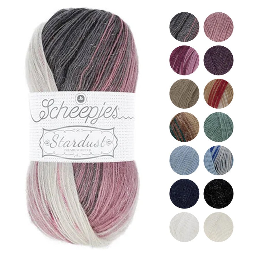 Scheepjes Stardust 100g 651 Scorpio | Knitting yarn shop / dzijas veikals