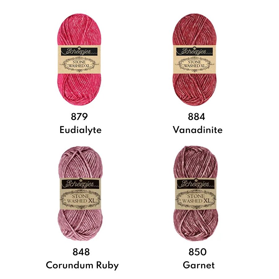 Scheepjes Stone Washed XL, 50g 841 Moon Stone | Knitting yarn shop / dzijas veikals