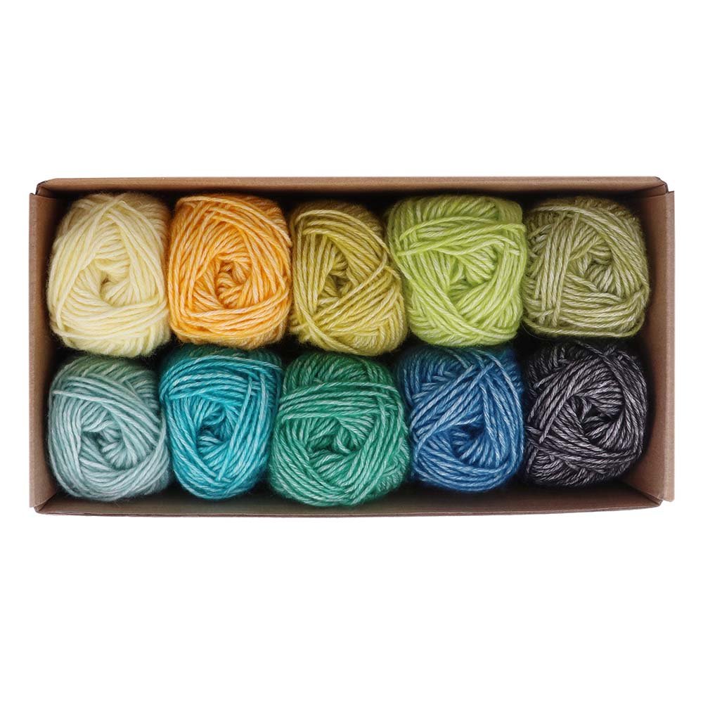 Scheepjes Stone Washed Yarn colour pack 10x25g Grounding | Knitting yarn shop / dzijas veikals