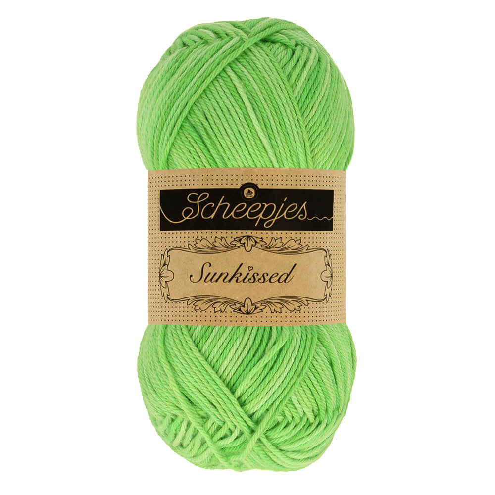 Scheepjes Sunkissed 10x50g 014 Spearmintgreen | Knitting yarn shop / dzijas veikals