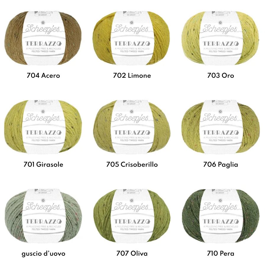 Scheepjes Terrazzo 50g 701 Girasole | Knitting yarn shop / dzijas veikals