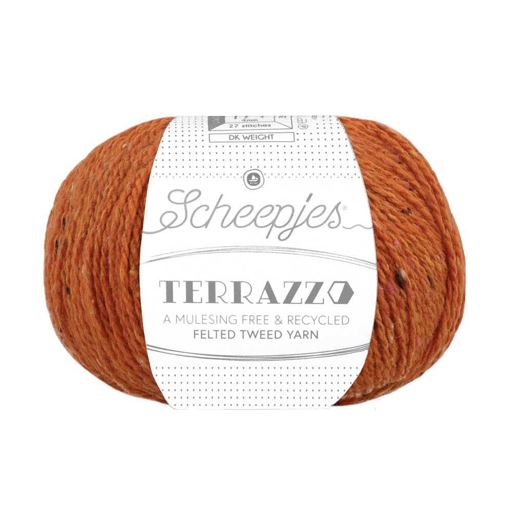 Scheepjes Terrazzo 50g 715 Mandarino | Knitting yarn shop / dzijas veikals