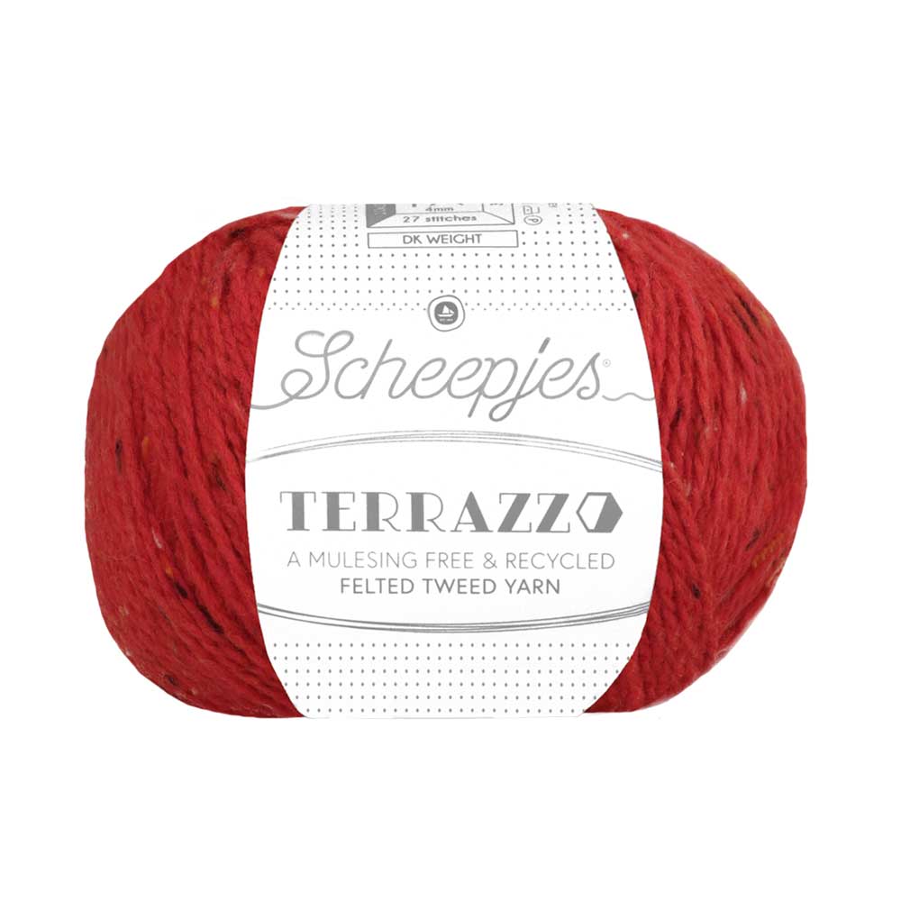 Scheepjes Terrazzo 50g 718 Scarlatto | Knitting yarn shop / dzijas veikals