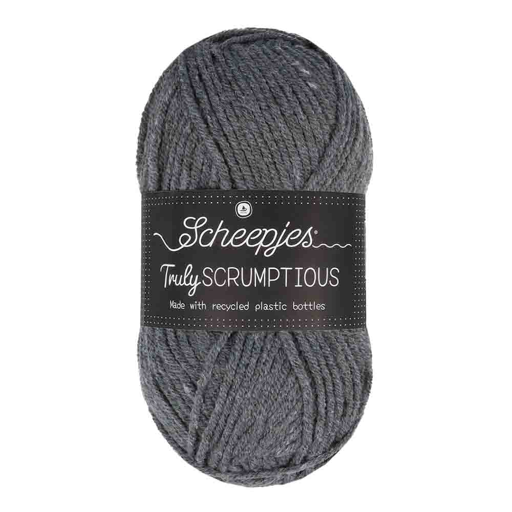 Scheepjes Truly Scrumptious , set of 5 pieces, each 100g 380 Black Sesame Muffin | Knitting yarn shop / dzijas veikals