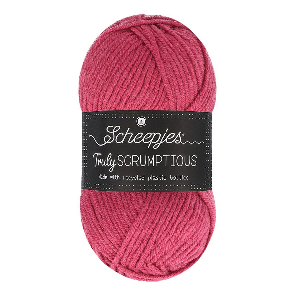 Scheepjes Truly Scrumptious , set of 5 pieces, each 100g 382 Red Fruit Jam | Knitting yarn shop / dzijas veikals
