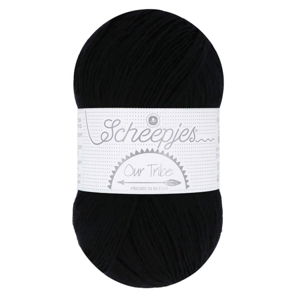 Scheepjes Unity Yarn (former Our Tribe) 100g 881 Blackberry Black | Knitting yarn shop / dzijas veikals