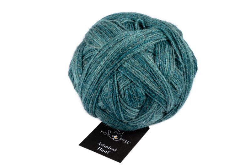 SCHOPPEL Admiral Hanf Yarn 2374_ Malachite | Knitting yarn shop / dzijas veikals
