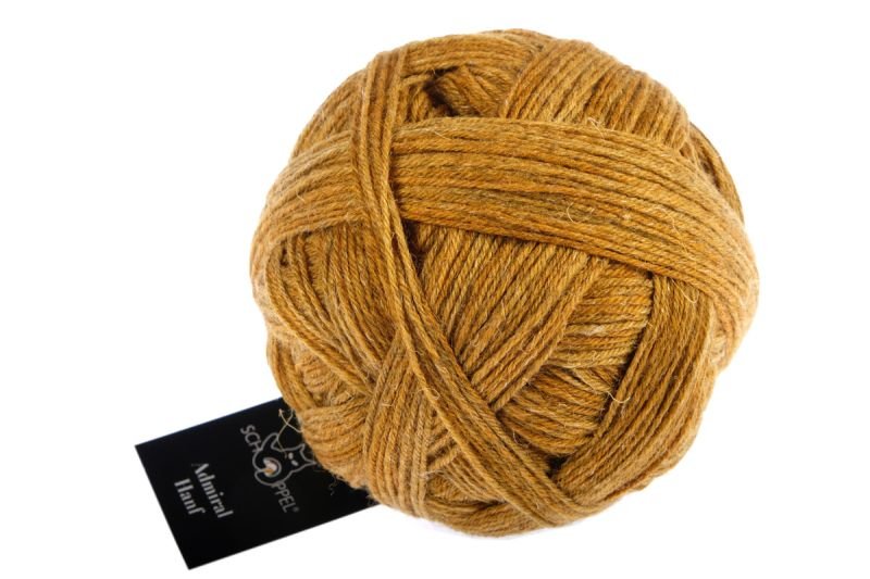 SCHOPPEL Admiral Hanf Yarn 2444_ Kurkuma | Knitting yarn shop / dzijas veikals