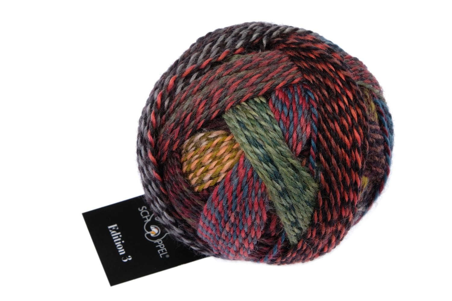 Schoppel Edition 3 100% extra - fine merino wool Yarn 2630_Rainbow Spots | Knitting yarn shop / dzijas veikals