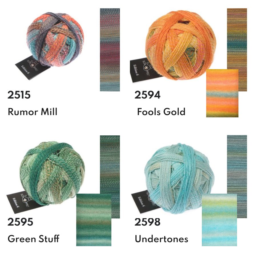 Schoppel Edition 6 Extra - Fine Merino Wool Yarn 2100_Domino | Knitting yarn shop / dzijas veikals