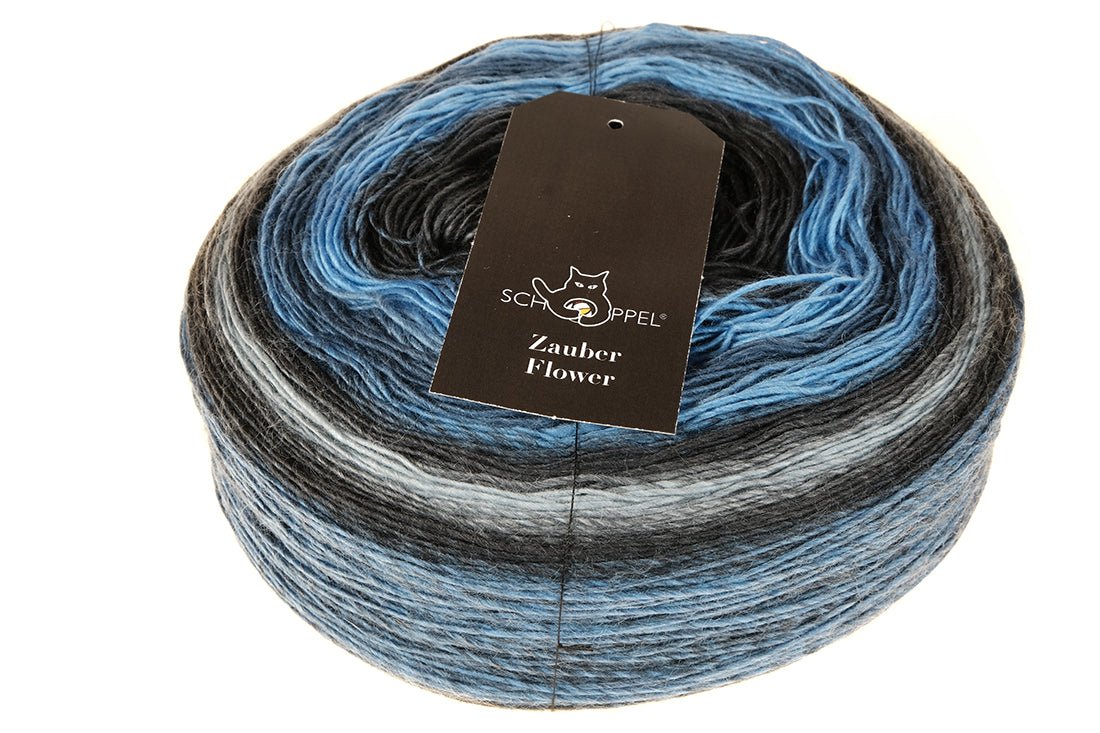 SCHOPPEL Zauber Flower Yarn 2169__Smoke Signal | Knitting yarn shop / dzijas veikals