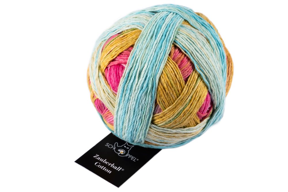 Schoppel Zauberball® Cotton 2406_Sunnyside | Knitting yarn shop / dzijas veikals