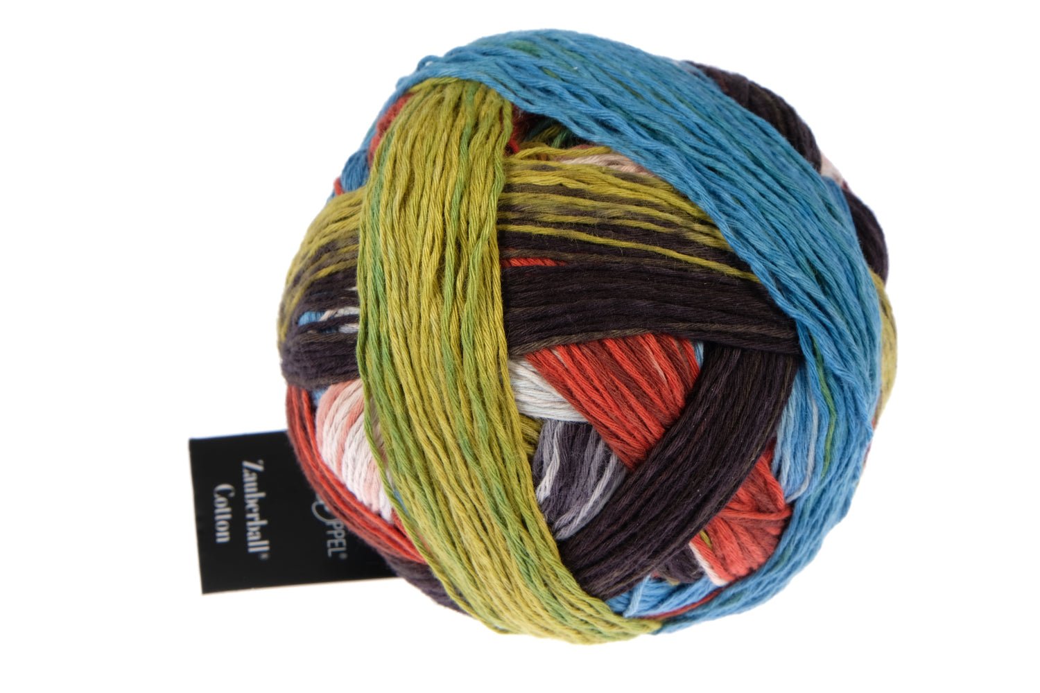 Schoppel Zauberball® Cotton 2407_Downtown | Knitting yarn shop / dzijas veikals