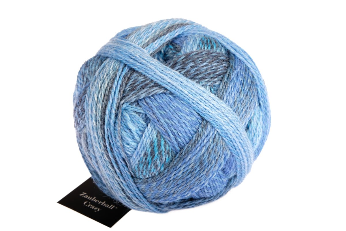 Schoppel Zauberball®Crazy 2438_Indigo | Knitting yarn shop / dzijas veikals