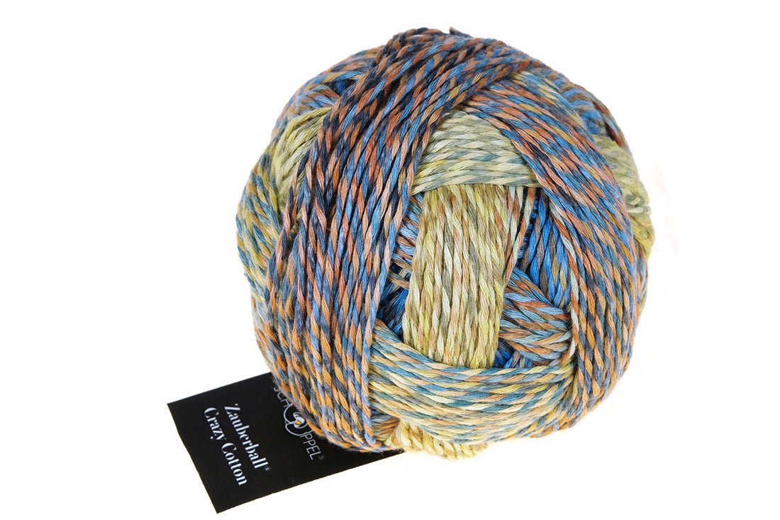 Schoppel Zauberball®Crazy Cotton 2366_Bedrock | Knitting yarn shop / dzijas veikals