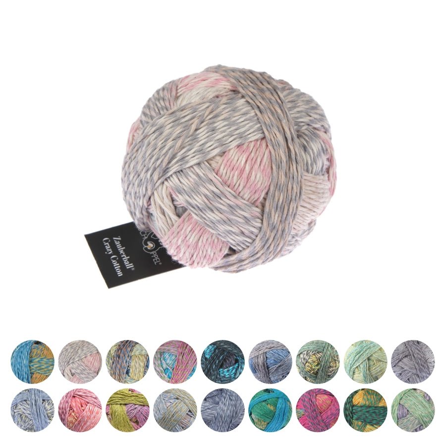 Schoppel Zauberball®Crazy Cotton 2627_Planet Autumn | Knitting yarn shop / dzijas veikals