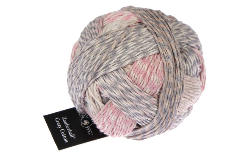 Schoppel Zauberball®Crazy Cotton Color Gradient Yarn 2624_ Moose Test | Knitting yarn shop / dzijas veikals
