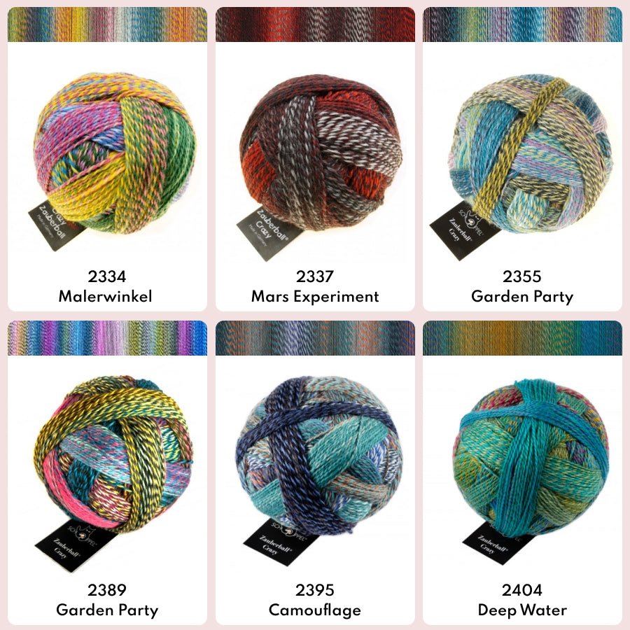 Schoppel Zauberball®Crazy Yarn 1507_Autumn Wind | Knitting yarn shop / dzijas veikals