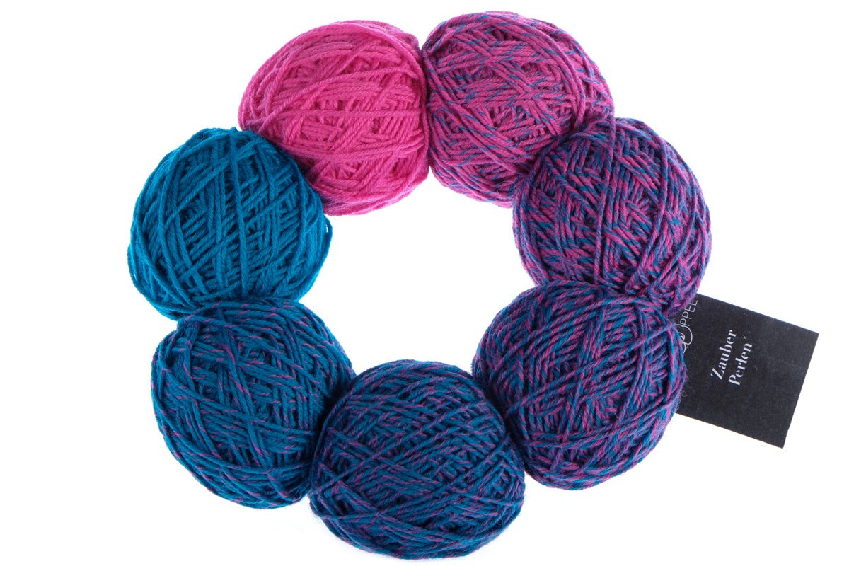 SCHOPPEL Zauberperlen® Merino Wool Yarn 2414_Mezzosoprano | Knitting yarn shop / dzijas veikals