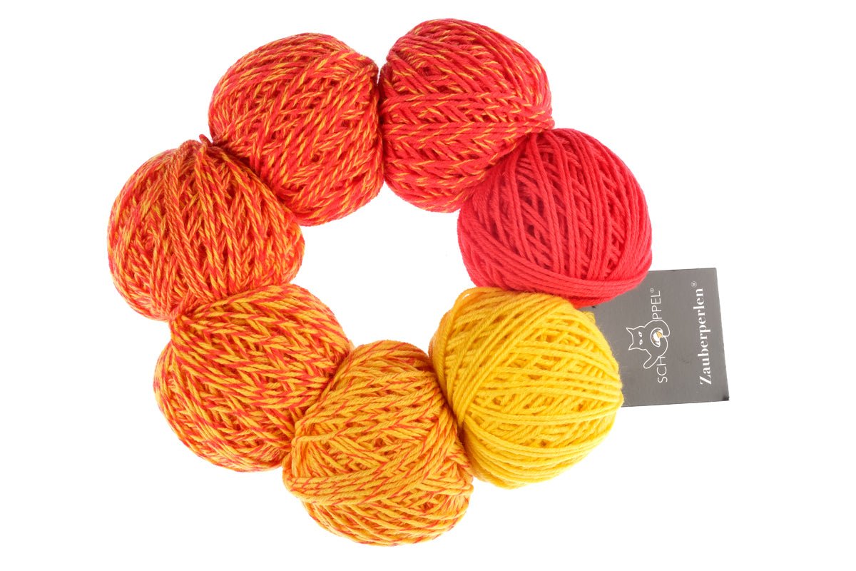 SCHOPPEL Zauberperlen® Merino Wool Yarn 2463_Accelerando | Knitting yarn shop / dzijas veikals
