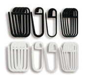 SeeKnit Memoric, Lock Markers White/Black | Knitting yarn shop / dzijas veikals