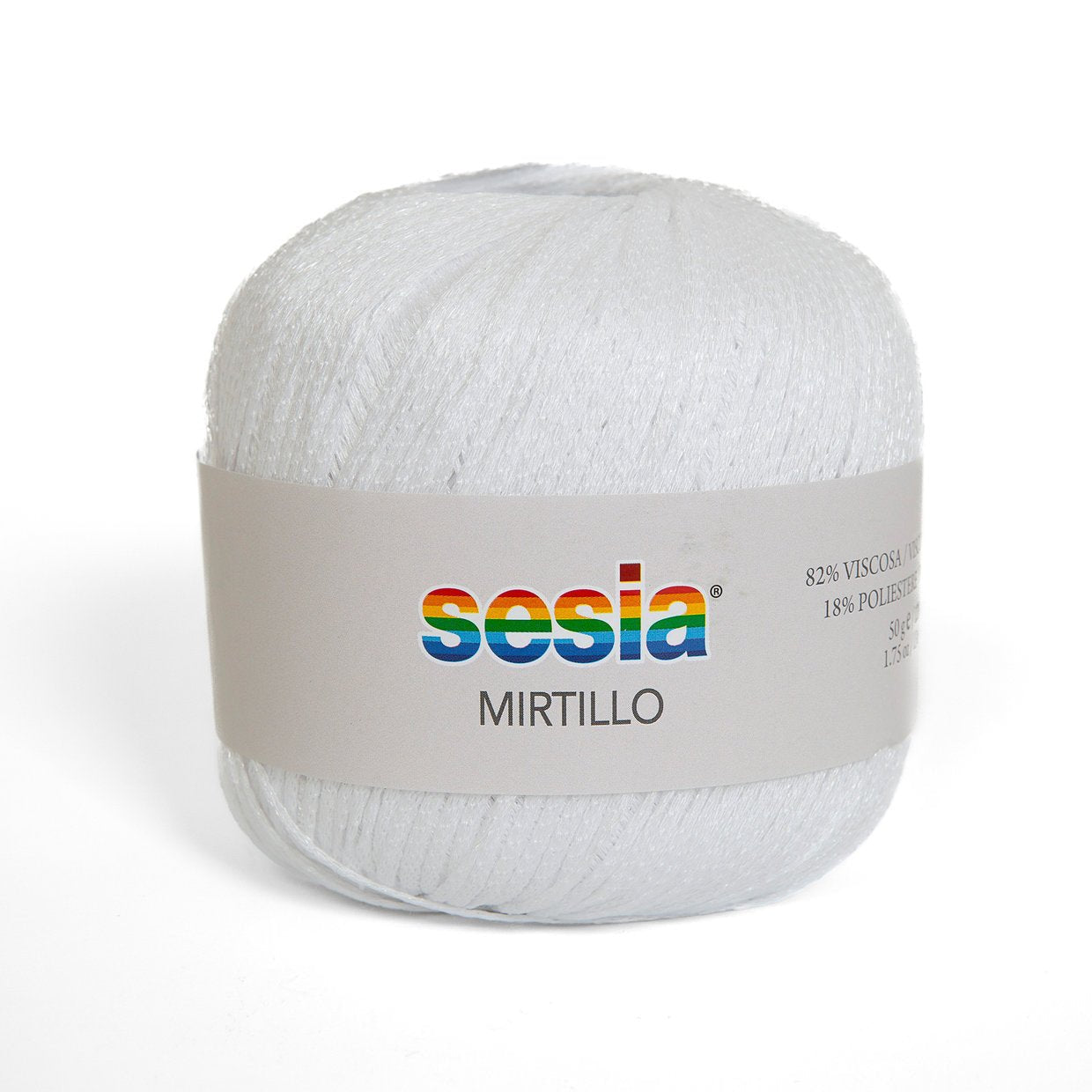 SESIA Mirtillo MIRTILLO - 0051 BIANCO | Knitting yarn shop / dzijas veikals