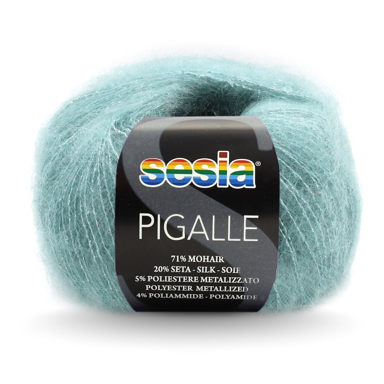 SESIA Pigalle PIGALLE - 2537 TURCHESE | Knitting yarn shop / dzijas veikals