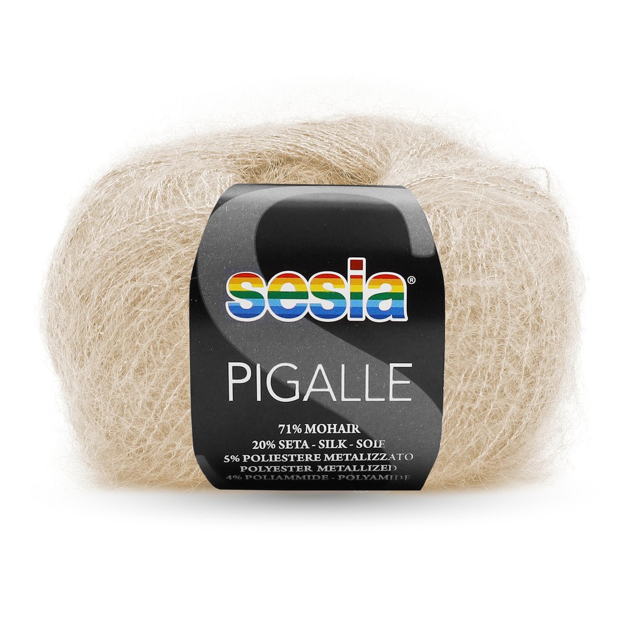 SESIA Pigalle PIGALLE - 9080 AVORIO | Knitting yarn shop / dzijas veikals