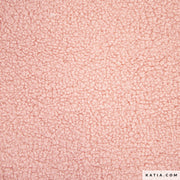 SHERPA FABRIC Pink, 100% Polyester, 150cm - 320gr/mt2, per meter | Knitting yarn shop / dzijas veikals