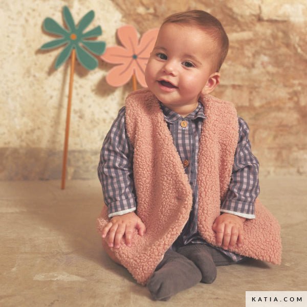 SHERPA FABRIC Pink, 100% Polyester, 150cm - 320gr/mt2, per meter | Knitting yarn shop / dzijas veikals