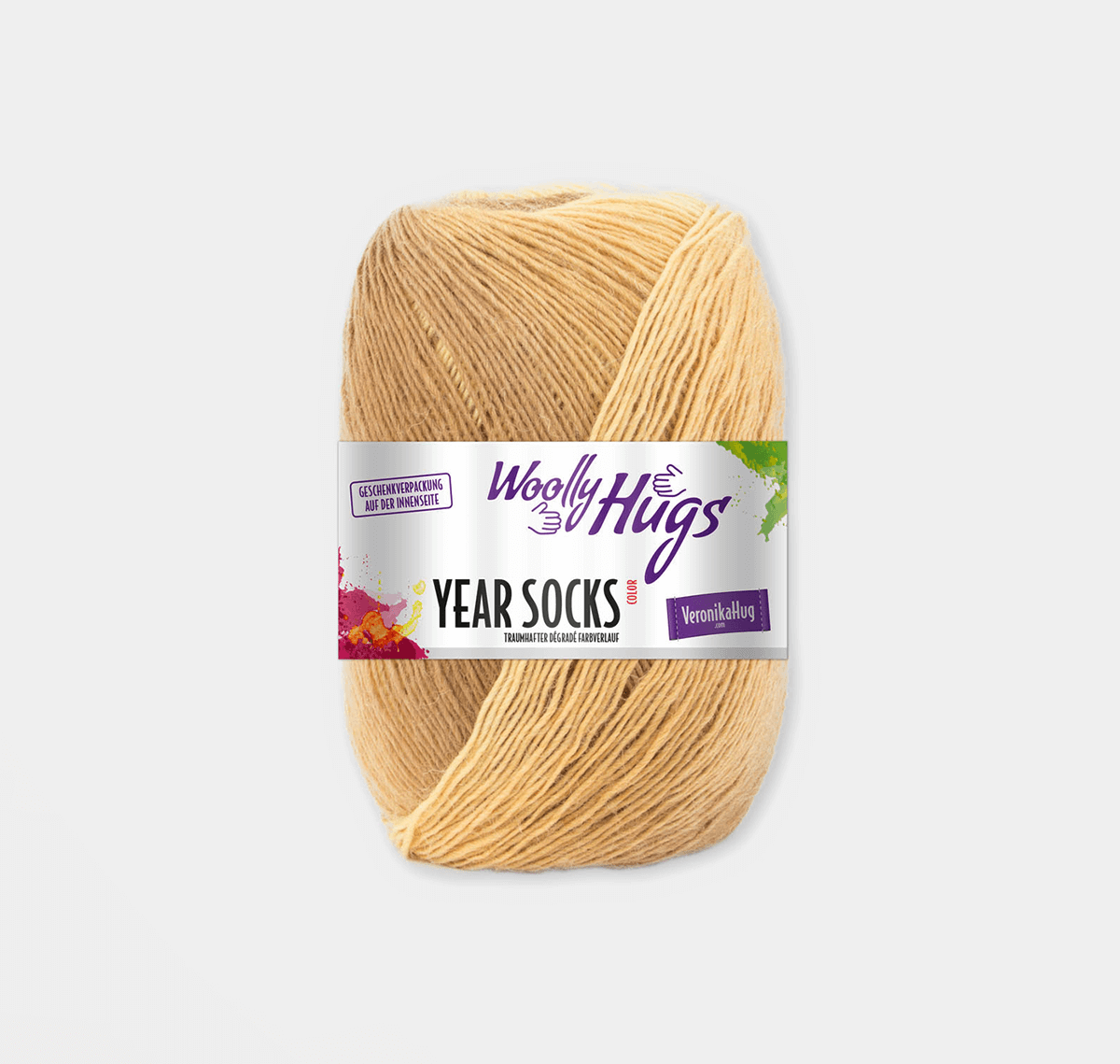 WOLLY HUGS Year Socks Yarn with Degrade Effect 03 | Knitting yarn shop / dzijas veikals