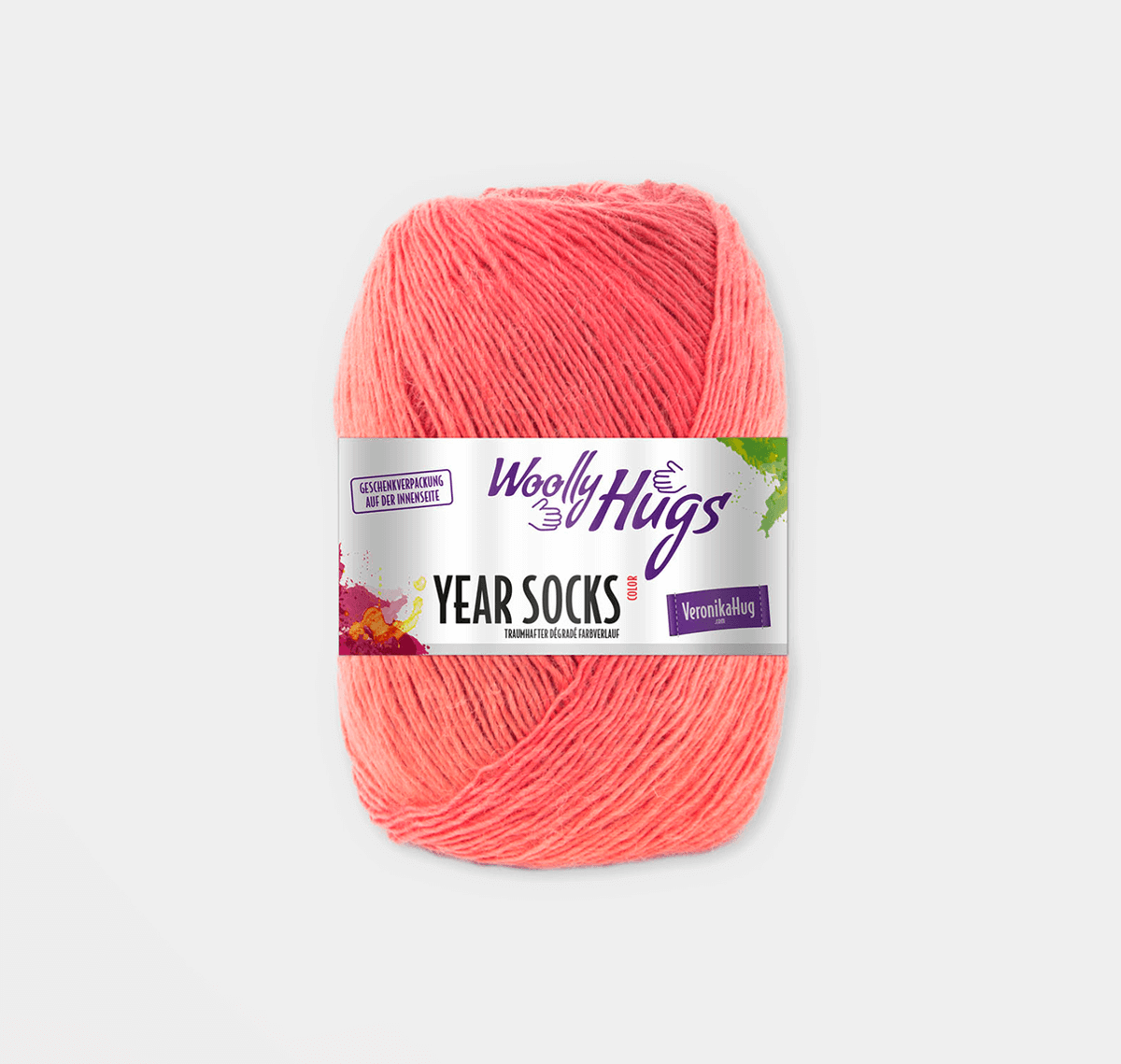 WOLLY HUGS Year Socks Yarn with Degrade Effect 10 | Knitting yarn shop / dzijas veikals