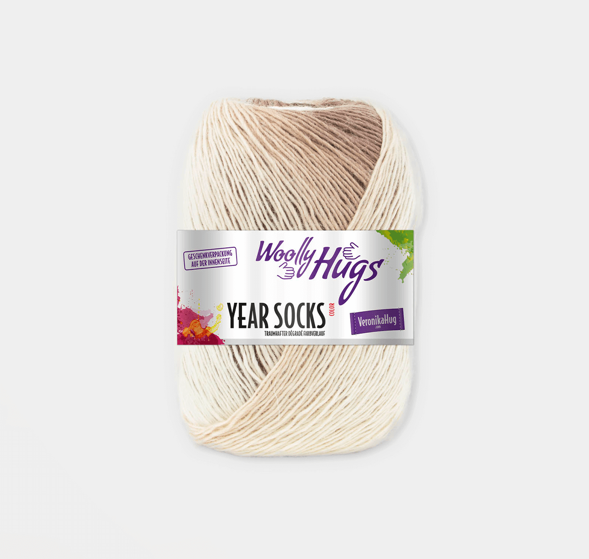 WOLLY HUGS Year Socks Yarn with Degrade Effect 11 | Knitting yarn shop / dzijas veikals