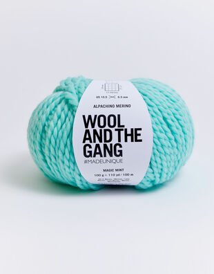 WOOL AND THE GANG Alpachino Merino Magic Mint | Knitting yarn shop / dzijas veikals
