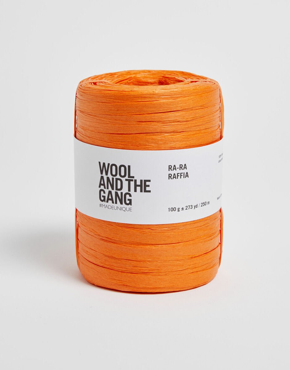 WOOL AND THE GANG Ra - Ra RAFFIA Vitamin C | Knitting yarn shop / dzijas veikals