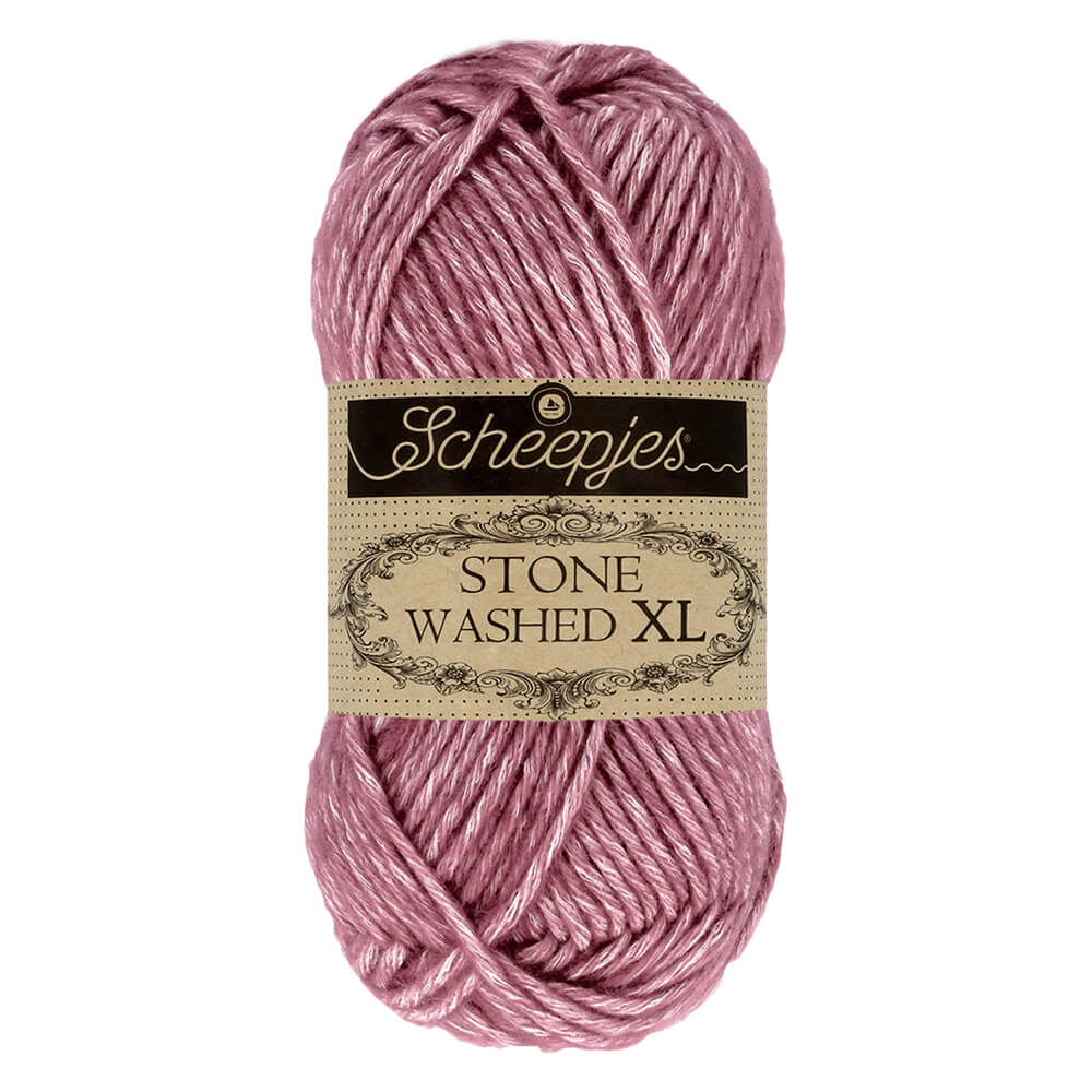 Scheepjes Stone Washed XL, 50g 848 Corundum Ruby | Knitting yarn shop / dzijas veikals