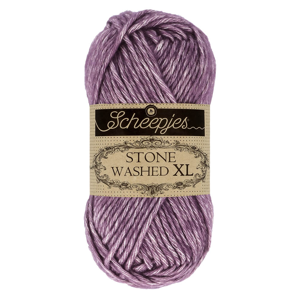 Scheepjes Stone Washed XL, 50g 851 Deep Amethyst | Knitting yarn shop / dzijas veikals