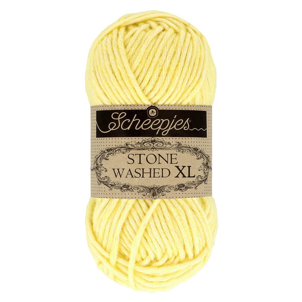 Scheepjes Stone Washed XL, 50g 857 Citrine | Knitting yarn shop / dzijas veikals