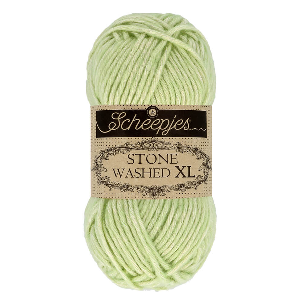 Scheepjes Stone Washed XL, 50g 859 New Jade | Knitting yarn shop / dzijas veikals