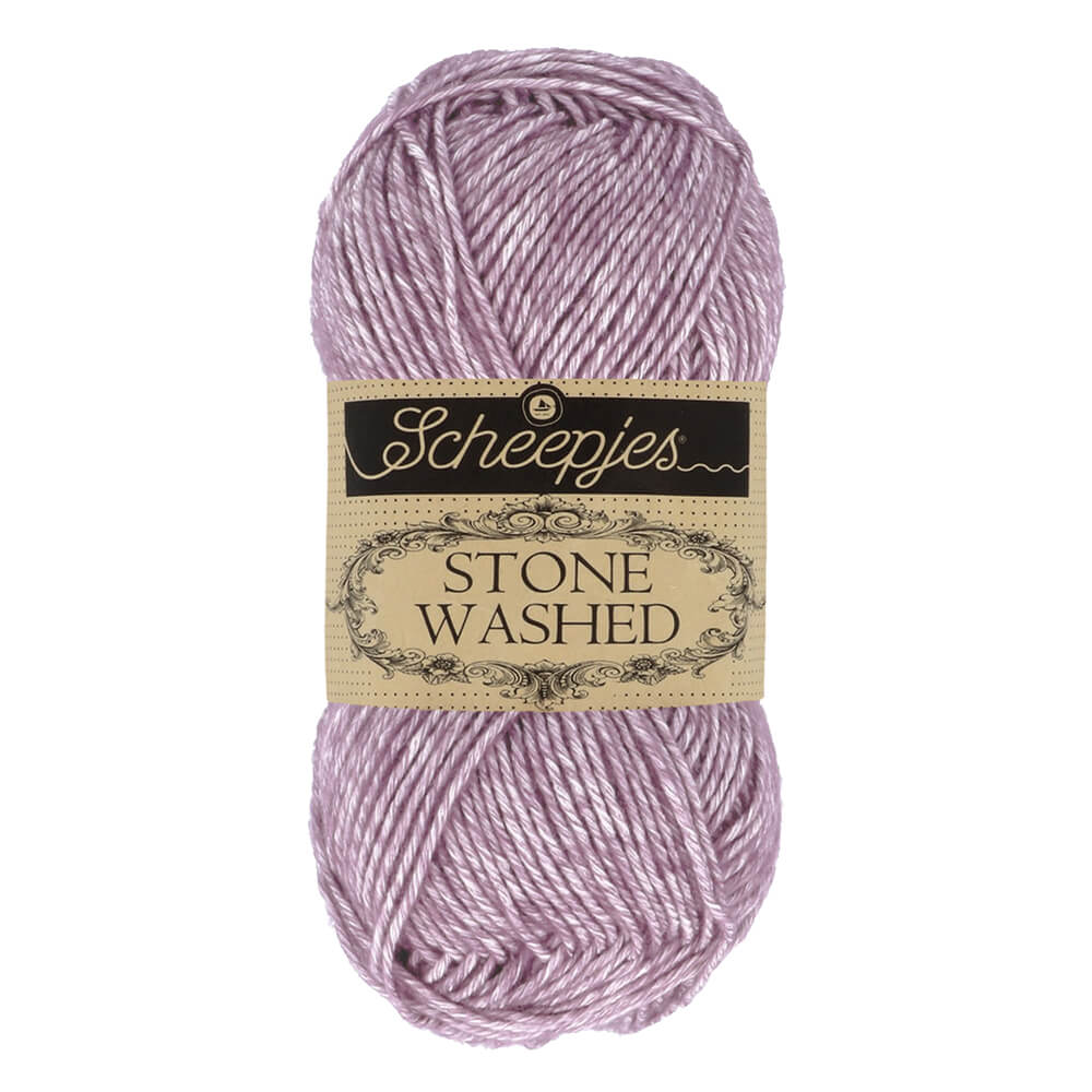 Scheepjes Stone Washed Yarn, 50g 811 Deep Amethyst | Knitting yarn shop / dzijas veikals