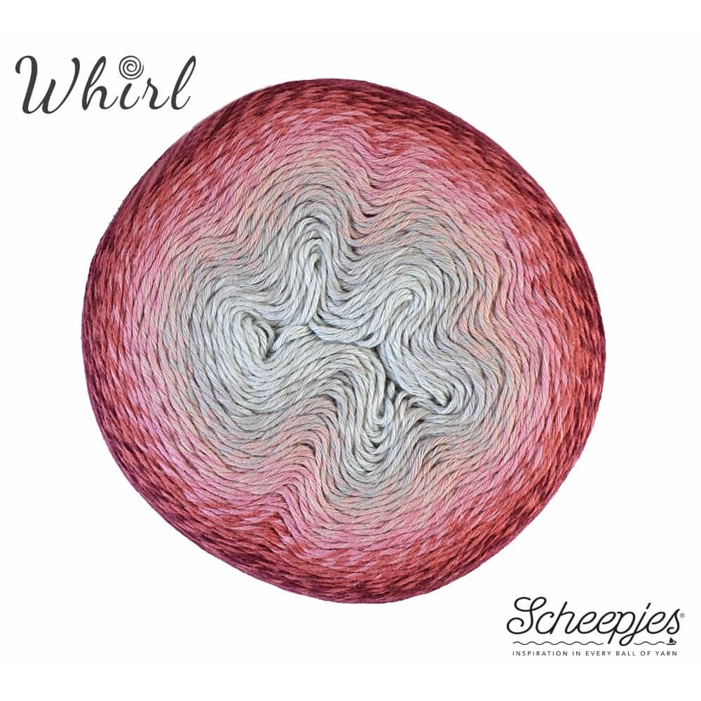 Scheepjes Whirl 1x1000m 753 Slice 'O' Cherry Pie | Knitting yarn shop / dzijas veikals